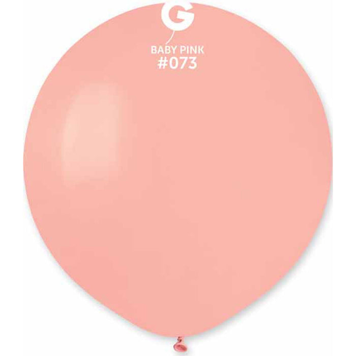 Gemar 19" Baby Pink Balloons - 25/Bag #073.
