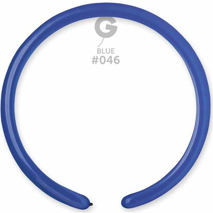 Gemar 260 Royal Blue Balloons - 50/Bag