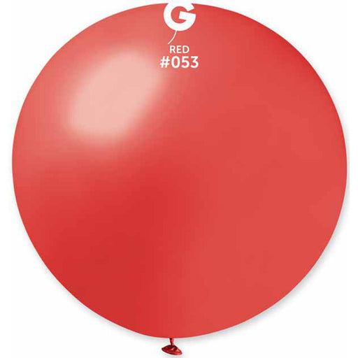 Gemar 31" Metallic Red Balloon #053 - 1/Bag