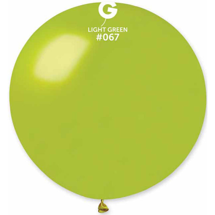 Gemar 31" Metallic Lt Green Balloon #067