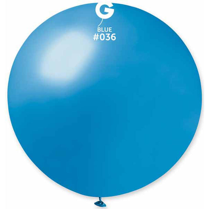 Gemar 31" Metallic Blue Balloon #036