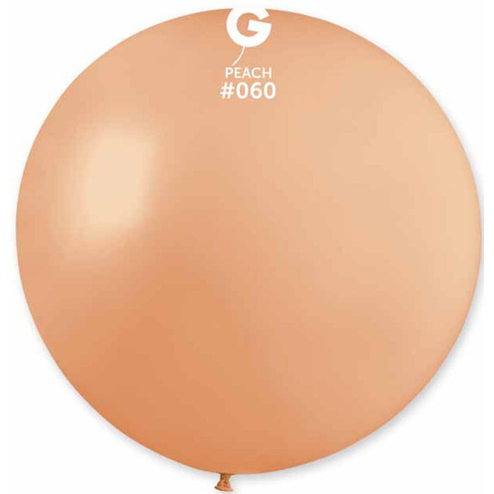 Gemar 31" Peach Latex Balloon #060 (1/Bag)