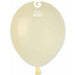 Gemar 5" Ivory #059 Latex Balloons (100/Bag)