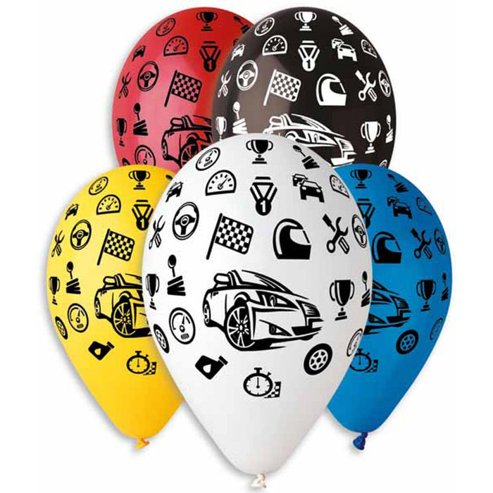 Gemar Cars Balloons - 13" (50/Bag)