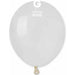 Gemar Crystal Clear Balloons - 5" #000 (100/Bag)