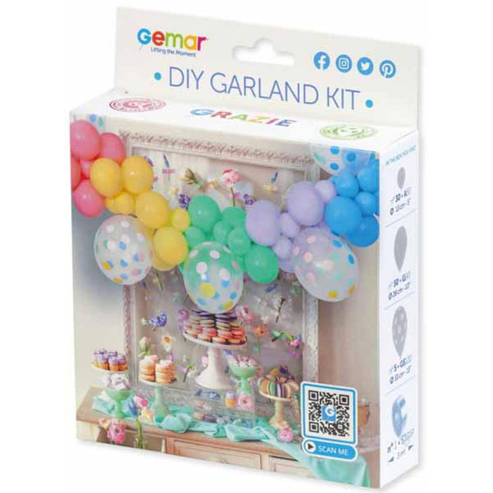 Gemar Garland Kit With Balloons - 3 Metres.