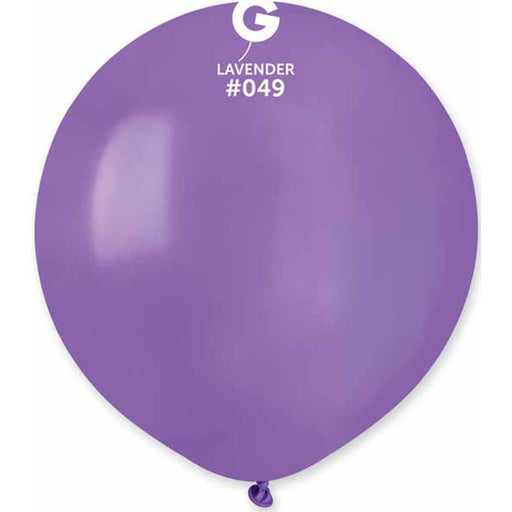 Gemar Lavender Latex Balloons (19" Pack Of 25)