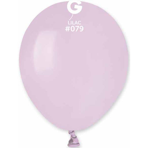 Gemar Lilac Balloons, 5", 100/Bag.