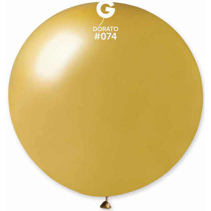 Gemar Metallic Dorato Balloon - 31" #074 (1/Bag)