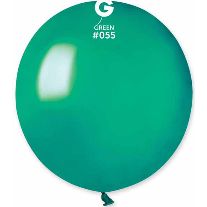 Gemar Metallic Green 19" Balloons (Pack Of 25)