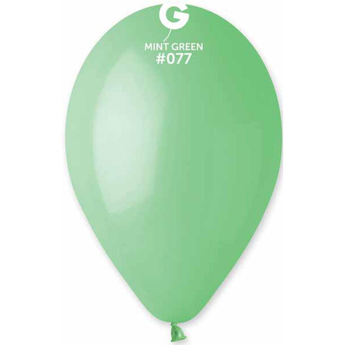 Gemar Mint Green Latex Balloons - 12" (50/Bag)