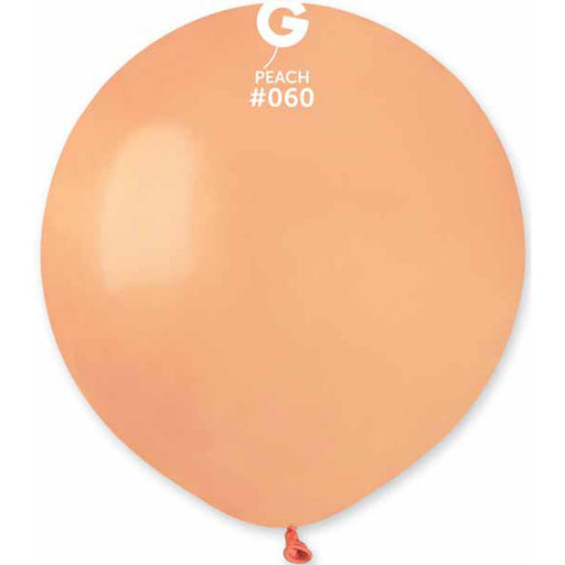 Gemar Peach Latex Balloons, 19 Inch, Pack Of 25