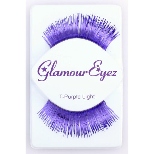 Glamour Eyez Tinsel Purple Lashes.