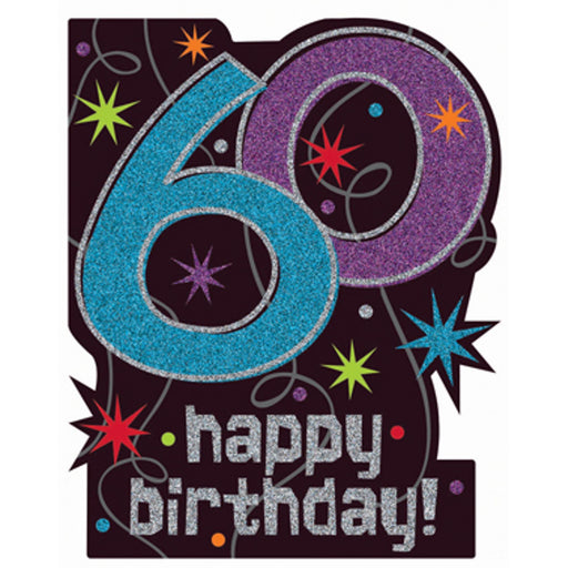 Glittery Party Continues 60 Celebration Pack (12Cs)