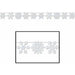 Glittery Snowflake Streamer For Winter Theme Decorations