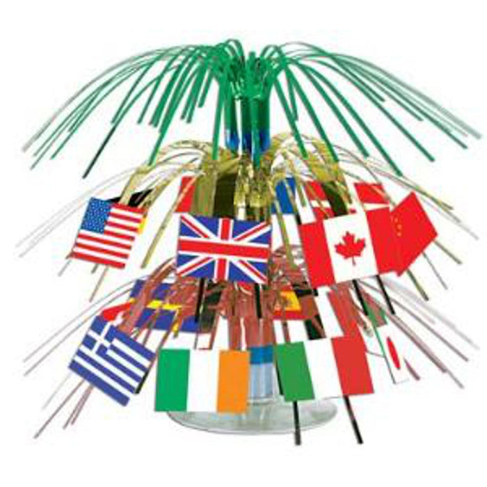 "Global Flag Centerpiece"