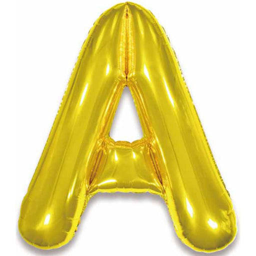 Gold Foil Letter A - 34" Height (Packaged)