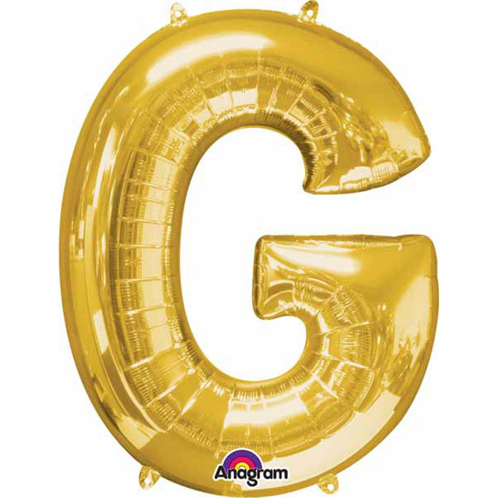 Gold Letter G Shape - 16 Inch (Package Of 1)