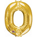 Gold Letter O 16" Decoration