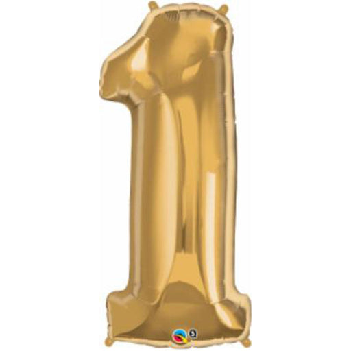 Gold Number 1 Balloon Package