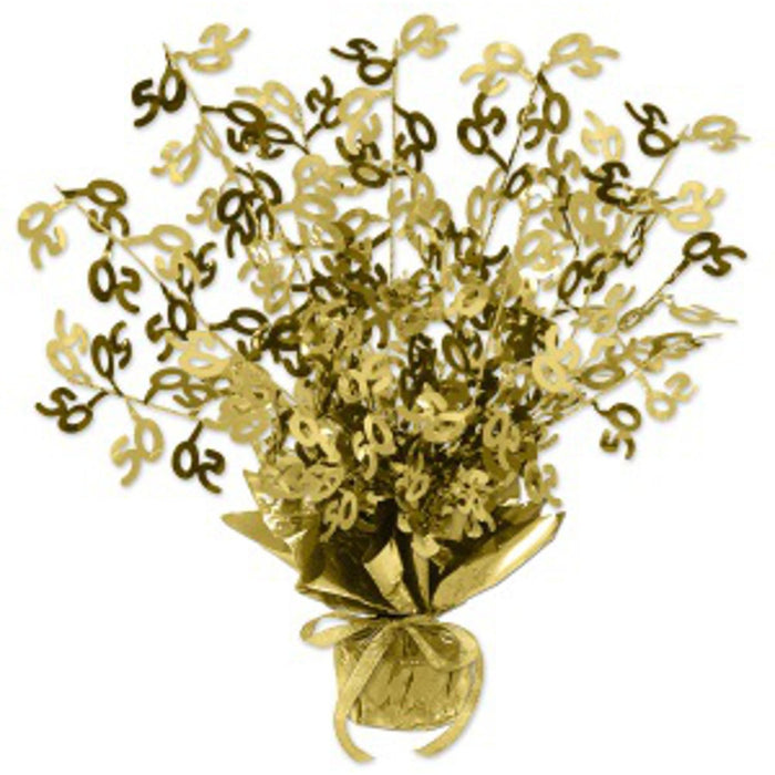 Gleaming Gold Burst Centerpiece Elegant Table Decor for Celebrations (3/Pk)