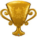 "Golden Trophy 39" Shape Pkg - Recognize Achievements In Style!"