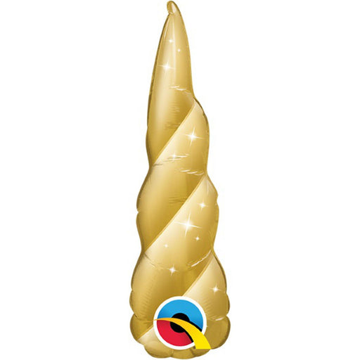 "Golden Unicorn Horn Mini Balloon"