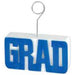 Grad Photo/Balloon Holder Blue 6Oz