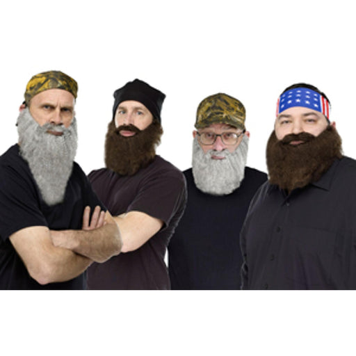 Grey Beard Camo Bandana