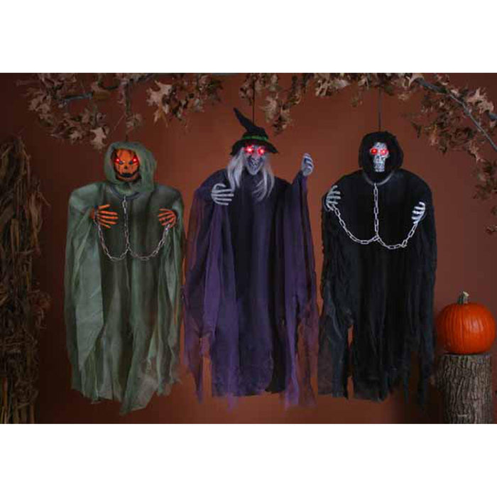 Hanging Lite Up Witch - 36"