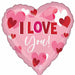 "Ilu Playful Hearts Jumbo Heart Stickers (32-Pack)"