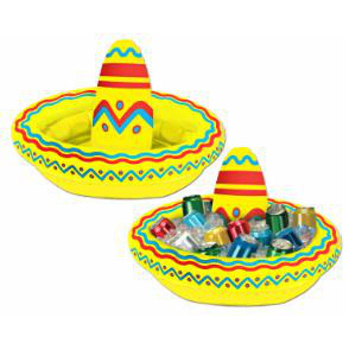 "Inflatable Sombrero Cooler - 12"X18""