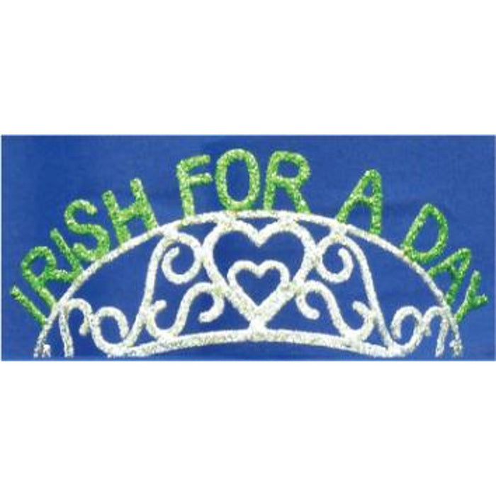 "Irish For A Day Tiara - Festive St. Patrick'S Day Headpiece"