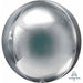 Jumbo Silver Multicolored Orbz Balloon - 21" P55 Only