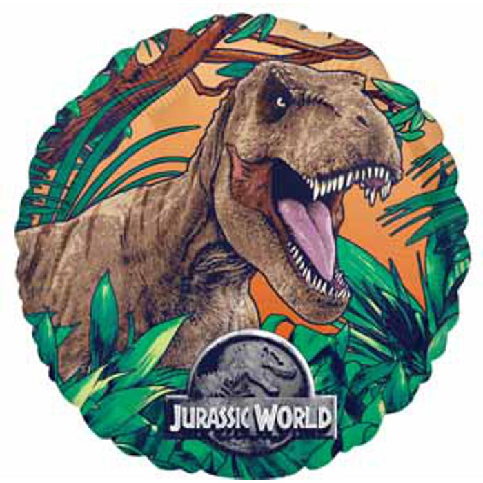 Jurassic World 18" Round Helium Balloon Package