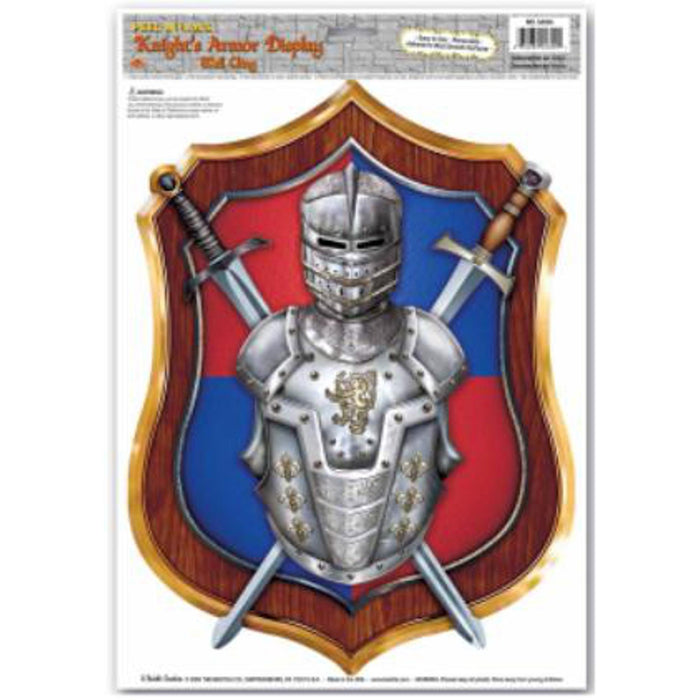 Knight'S Armor Peel 'N Place Decoration Set.