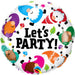 "Let'S Party Gnomes Balloon Set - 18" Round Pkg"