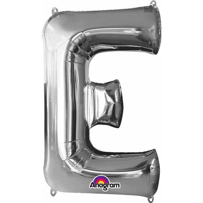 "Letter E Silver 16" Shape - Add Sparkle To Your Decor!"