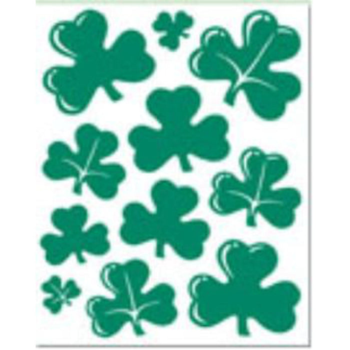 Lg Shamrock Stickers - 4 Sheets/Pkg