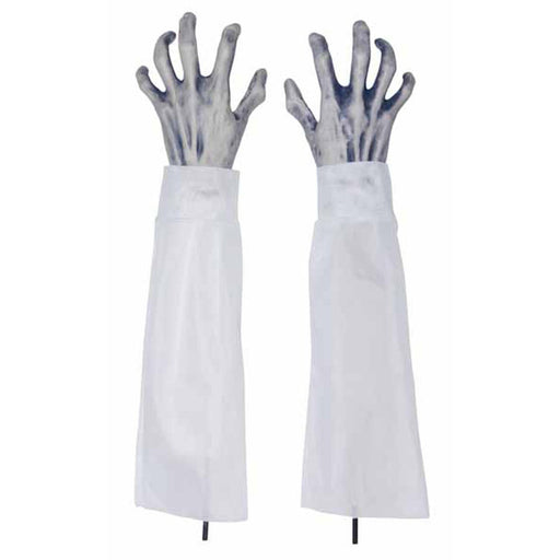 "Life-Sized Creepy Hands For Halloween"