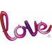 "Love" Ombre G40 Ci Bulbs With Script Phrase Pkg