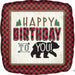 Lumberjack Birthday Party Invitation - Jumbo Sqr P32 Flat