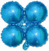 25 Inch Blue Quad Arch Foil Balloon
