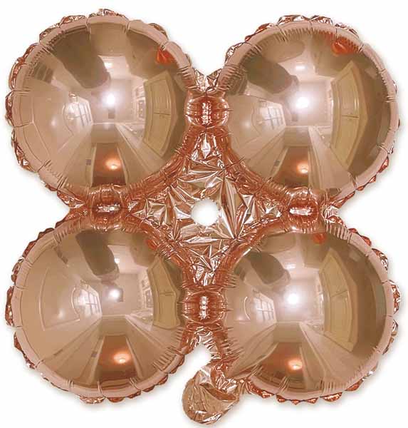 25-Inch Rose Gold Quad Arch Foil Balloon