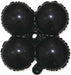 12 Inch Black Quad Arch Foil Balloon