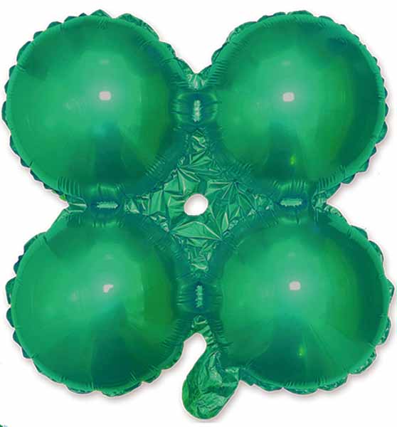 25-Inch Green Quad Arch Foil Balloon