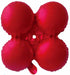 12" Matte Red Quad Arch Foil Balloon