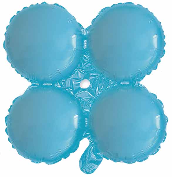 25-Inch Pastel Blue Quad Arch Foil Balloon