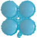 25-Inch Pastel Blue Quad Arch Foil Balloon