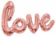 Rose Gold Love Script Balloon